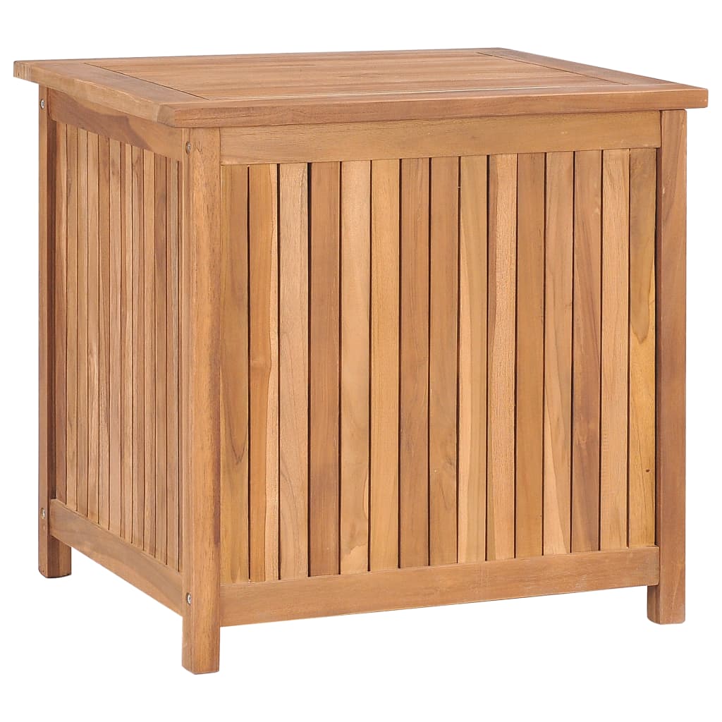 vidaXL Patio Storage Box Deck Box Garden Outdoor Cabinet Chest Solid Wood Teak