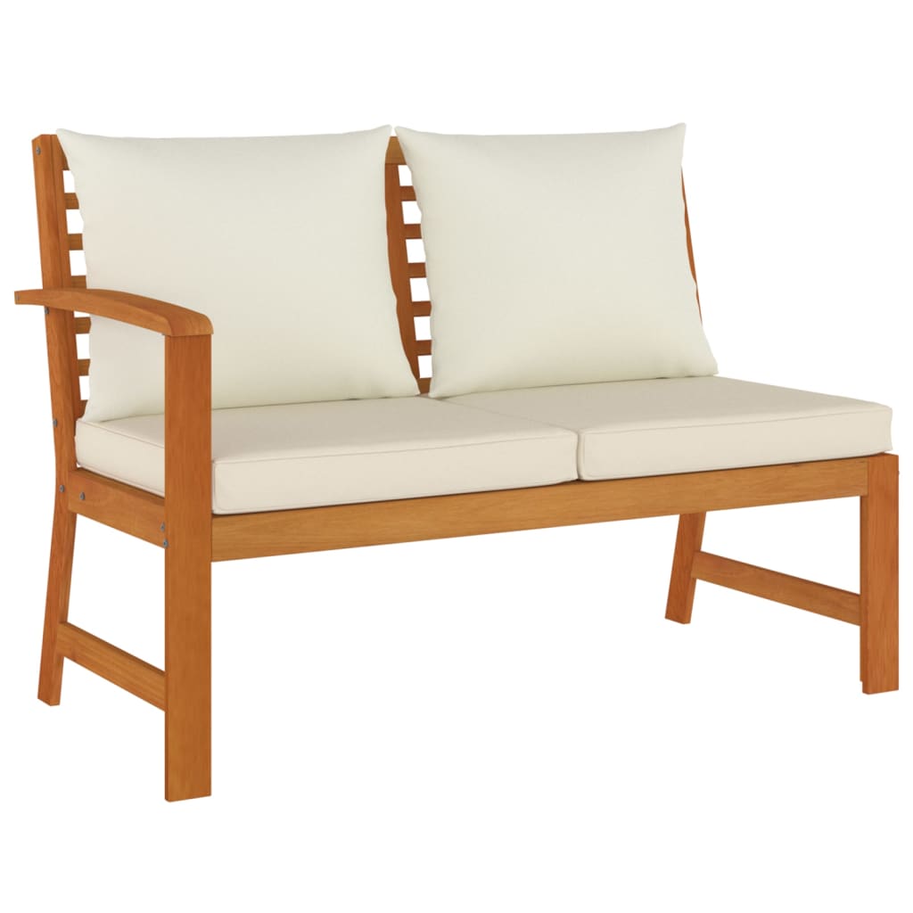 vidaXL 6 Piece Patio Dining Set with Cushions Solid Wood Acacia